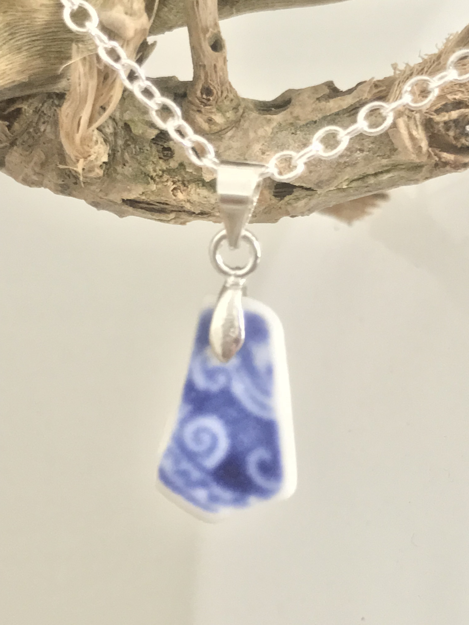 Sea Pottery Sterling Silver Necklace